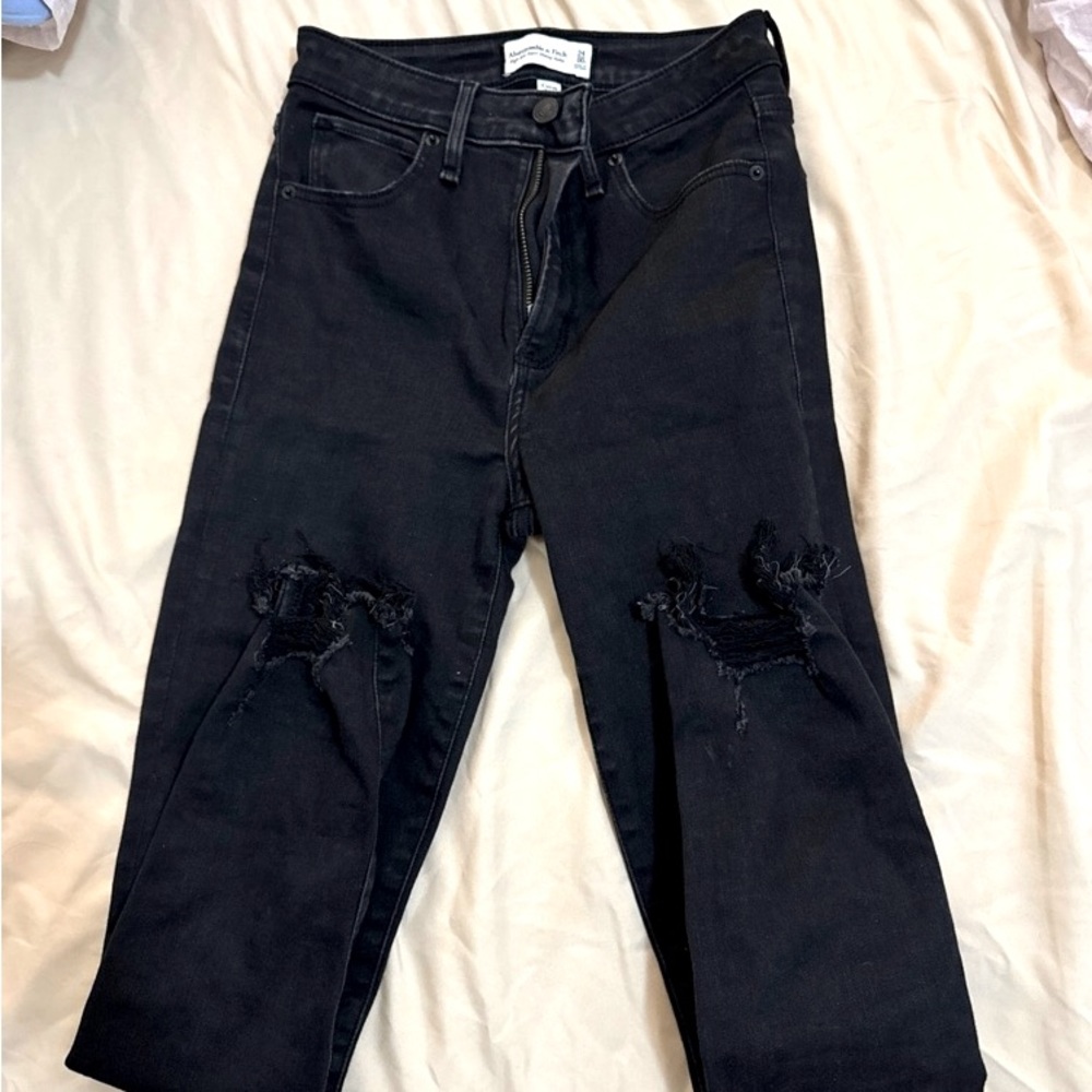 High Rise Super Skinny Ankle Jeans - Size 24S - Curve Love. Smokeless. Petless.